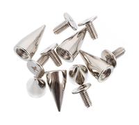 PRETYZOOM Set Rivets Punk Alliage avec Vis pour Accessoires de Vêtements DIY Clous Coniques pour Chaussures Sacs et Ceintures Facile à Installer