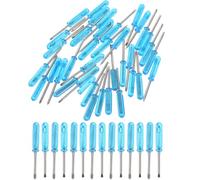PRETYZOOM Set Tournevis de Précision Petit Tournevis Plat et Cruciforme en Plastique, Outil Polyvalent pour Accéder aux Vis Difficiles, pour Jouets et Réparations