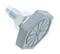 PRETYZOOM Socle De Machine à Laver à Coussinets De Soutien Outil D'amortissement Des Vibrations Tapis Anti-bruit Pieds De Support De Rondelle Support Anti-vibration Caoutchouc Grey