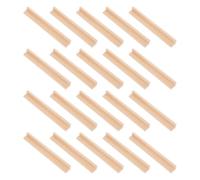 PRETYZOOM Socle en Bois Multifonction 20 Pièces Support à Dominos 19 CM Porte-Cartes de Jeu et Organisateur Jeux de Société Accessoires Train Mexicain