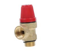 PRETYZOOM Soupape de Décharge de Pression Laiton pour Chaudière Murale Filetage Unidirectionnelle avec Coude