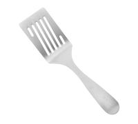 PRETYZOOM Spatule Évidée Antiadhésive pour Cuisson de Steaks et Fritures Outil de Cuisine à Manche Court Résistante Chaleur
