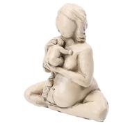 PRETYZOOM Statue Mère Enceinte Résine Décorative Desktop Sculpture Maternité Cadeau Fête des Mères et Convalescence