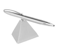 PRETYZOOM Stylo Magnétique Professionnel avec Socle Triangulaire Stylo de Bureau Ergonomique en Métal 1 Socle Présent Bureau pour Hommes Usage Signature et Maison