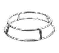 PRETYZOOM Support À Casseroles Rond En Inoxydable 10.43 Pouces Double Anneaux Antidérapant Pour Wok Et Poêles Dissipation De Chaleur Stable Pour Cuisine