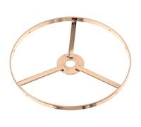 PRETYZOOM Support Abat Jour E27 En Fer Doré Anneau De Fixation Métal Bague Pour Suspension Lampe De Table Lustre Et Éclairage Intérieur À Monter Soi Même