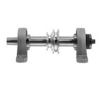 PRETYZOOM Support de Broche en Acier pour Banc de Scie sur Table, Roulement Facile à Utiliser, Design Polyvalent pour Bricolage en Menuiserie et Coupe en Extérieur