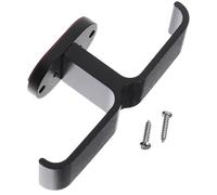 PRETYZOOM Support de Casque Noir Double Crochet en Caoutchouc, Fixation par Vis pour Accessoires de Jeu Pc, Design Spécial et Artisanat Soigné sous Bureau