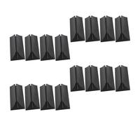 PRETYZOOM Support de Cloison et Clip de Cloison de Bureau Réglable Lot de 16 Socle Plastique Stabilité Renforcée Fixation sans Perçage pour Protection Confidentialité en Open Space