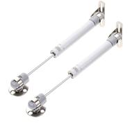 PRETYZOOM Support de Couvercle Pliant 2pcs en Acier Laminé à Froid, Charnière Robuste pour Portes D'armoire en Aluminium, Stabilité Forte et Accessoires Complets Cuisine