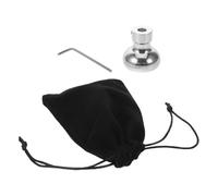 PRETYZOOM Support de Diapason Accessoire de Réparation en Métal Argenté avec Pochette de Rangement, Pied Multi-trous Stable et Facile à Utiliser pour Usage Domestique et Voyage