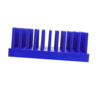 PRETYZOOM Support de Tubes à Essai Plastique Places avec Piliers Séchage et Égouttoir Résistant Haute Température pour Laboratoire et Usage Domestique