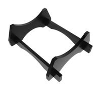 PRETYZOOM Support en Bois pour Tonneau à Vin 10 litres Noir, Porte-Carafe à Eau sur Pied, Distributeur de Boissons Socle en Bois, Support pour Carafe d'eau Maison Cuisine, Rangement