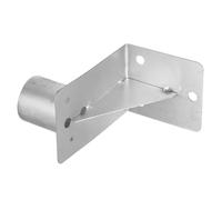 PRETYZOOM Support Fixation Stable et Solide Mural en Acier Argenté Garantissant une Sécurité Renforcée pour Miroir Convexe de Sécurité Extérieur pour Miroir Grand Angle de