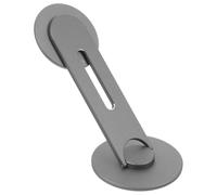 PRETYZOOM Support Magnétique pour Téléphone PC Rotatif Pliable en Alliage | Clip Latéral pour Écran, Usage Maison et Voyage, Format 13,5x5,5x1,3cm, Léger