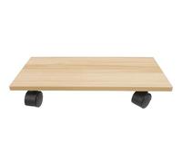 PRETYZOOM Support PC Tour Bureau avec roulettes Support Mobile Bois pour Unité Centrale Plateau Multifonction sous Bureau Protection Antichoc et Mobilité Facile Adapté à Tout Environnement