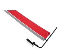 PRETYZOOM Support Porte-étiquettes de Rayon en Plastique et Métal, Porte-afficheur Bandeau Rouge, Système de Fixation Transparent pour Supermarché, Présentoir de Panneau Multifonctionnel,