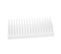 PRETYZOOM Support pour Tubes à Essai en Plastique Blanc, Design Multifonctionnel Facile à Nettoyer, 102 Colonnes, pour Expériences de Chimie en Laboratoire