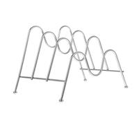 PRETYZOOM Support Suspendu Grand Espace de Rangement Multi-niveaux Casseroles et Poêles pour Fil de Fer Argenté Organise Planches à Découper Cuisine Ordonnée