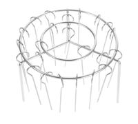 PRETYZOOM Support Vertical Accessoire Polyvalent Brochettes en Acier Inoxydable pour Grosse Capacité pour Friteuse à Air et Four à Domicile pour Barbecue et Cuisson Facile
