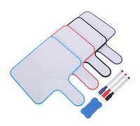 PRETYZOOM Tableau Blanc Portable avec Surface D'écriture Lisse Double Face en Pp Effaçable à Sec, pour Pratique des Mathématiques et Leçons de Langue