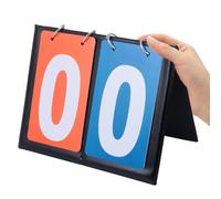 PRETYZOOM Tableau de Score Basketball 2 Chiffres en PVC Chiffres Faciles à Lire et Bords Lisses, pour Compétitions et Activités Sportives