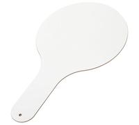 PRETYZOOM Tablette Blanche Portable Double Face Effaçable à Sec Planchette Main Légère pour Élèves Accessoire Scolaire Pratique pour Usage Quotidien