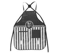 PRETYZOOM Tablier de Barbier Imperméable en Polyester avec Poche Taille Unique Tablier de Coiffure pour Hommes Équipement de Salon Professionnel pour Coupe et Coloration