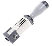 PRETYZOOM Tampon Date Rotatif Multifonction Portable avec Poignée Tampon Encreur Bureau Léger Fournitures Bureau Pratique pour Étiquettes et Cartes