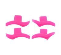 PRETYZOOM Tampons Eyeliner Réutilisables en Silicone Souple, Kit de 2 Paires Pochoirs Œil de Chat et Ailes, Outil Guide Maquillage Yeux Pratique pour Application Rapide et Retouches, Adapté