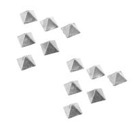 PRETYZOOM Tapis Antidérapant Triangulaire pour Snowboard 18 Crampons Métalliques Absorption des Chocs Rembourrage pour Bottes de Snowboard Équipement D’Entraînement Hiver Adhérence