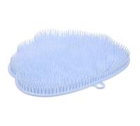 PRETYZOOM Tapis de Bain Massage Dos Ventouses Puissantes Brosse Murale Antidérapante pour Coussin Massant Multifonction Bleu pour Circulation Sanguine et Exfoliation