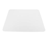 PRETYZOOM Tapis de Souris en Cuir PU Blanc Base Antidérapante et Résistance à l'usure, Accessoire Bureautique pour Bureau et Dortoir