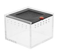 PRETYZOOM Terrarium Transparent pour Reptiles avec Panneau Acrylique, Conception Ventilation Intégrale Garantissant Une Circulation d'air Optimale pour Tortues et Crabes Soldats