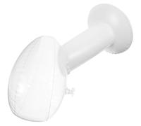 PRETYZOOM Tête de Mannequin Gonflable PVC Transparent Support Postiche et Chapeau Usage Voyage Présentation Foulards Casquettes et Accessoires d'Affichage