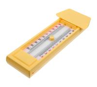 PRETYZOOM Thermomètre Plastique Jardin Serrage Maxi pour Extérieur Mini et Abs, Affichage 2 Unités Celsius et Fahrenheit, Relevé des Températures