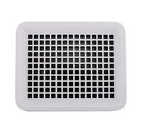 PRETYZOOM Toilettes pour Petits Animaux et Bac à Litière pour Lapin Design à Verrou Fixe et Clôture Surélevée en PP pour Apprentissage et Protection des Sols