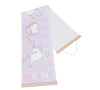 PRETYZOOM Toise Licorne Murale En Toile 30x142cm, Mesure Taille Des Garçon Et Filles, Décoration Chambre Garçon Et Filles, Motif Dessin Animé, Facile à Suspendre, Pour Maternelle Et Usage Familial