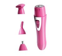 PRETYZOOM Tondeuse Électrique Poils de Nez et Oreilles Compacte Rechargeable USB Rose Multifonction Unisexe Transport Facile Usage Quotidien