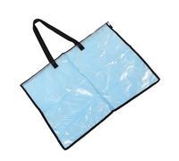 PRETYZOOM Transparent Poster Bag with Zipper Large Art Portfolio Organizer for Posters Drawings and Documents Portable Storage Folder for Artists Students
