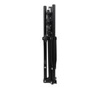 PRETYZOOM Trépied Pliable pour Téléphone Fer et Nylon Support Stable, 3 Positions D’Angle Canne Selfie Extensible Noir, pour Voyage, Live Streaming, Camping