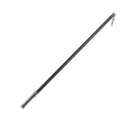 PRETYZOOM Tringle À Rideau En Aluminium 65.5Cm Baguette De Traction Manuelle Pour Rideaux Et Stores Avec PoignéE Pratique Pour Ouvrir Et Fermer Facilement