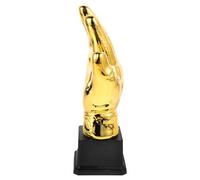 PRETYZOOM Trophée de Moufles de Football en Plastique Doré Mini Trophée Gardien de But pour Compétitions Scolaires et Amateurs Récompense Football pour Cérémonie Sportive et Fête Petit