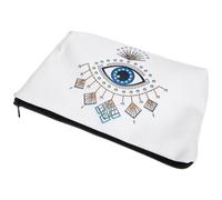 PRETYZOOM Trousse de Toilette Portable Motifs Œil Maléfique en Polyester Pochette de Maquillage Pratique et Compacte pour Voyage et Usage Extérieur