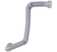 PRETYZOOM Tube D'extension Double pour Vidange D'évier en Plastique Flexible, Pliable et Réglable, pour Raccords D'évacuation Cuisine et Installation sous Évier