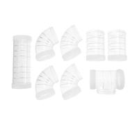 PRETYZOOM Tube Labyrinthe en Plastique Blanc pour Cage à Hamster, Extension Modulable Renfort D'entrée, pour Hamsters Nains et Petits Animaux