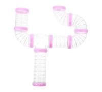 PRETYZOOM Tunnel Labyrinthe à Rats en Tubes Modulables, Extension pour Cage à Hamster, Ensemble de Jouets pour Petits Animaux Espaces de Jeu Variés