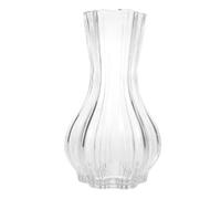 PRETYZOOM Vase à Fleurs Transparent Grand Format en Verre Artisanal, Décoratif Et Moderne pour Salon, Bureau Et Décoration Intérieure, Vase Déco Polyvalent pour Fleurs Fraîches
