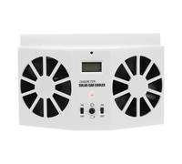 PRETYZOOM Ventilateur D'extraction en ABS de Fenêtre Solaire pour Voiture Ventilation et Installation Conviviale, pour Fête Estivale et Fan de Camion