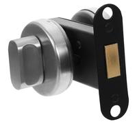 PRETYZOOM Verrou de Porte pour Salle de Bain en Acier Inoxydable Indicateur Rouge et Vert, Verrouillage Pratique et Robuste pour Bureaux et Aéroports, 53mm